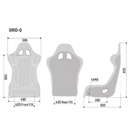 Sparco Grid Q QRT кресло для симрейсинга